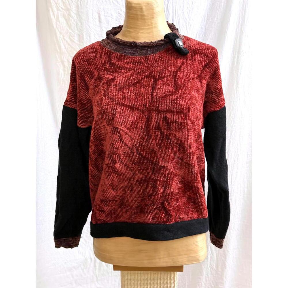 Ani Barrie mixed texture sweater